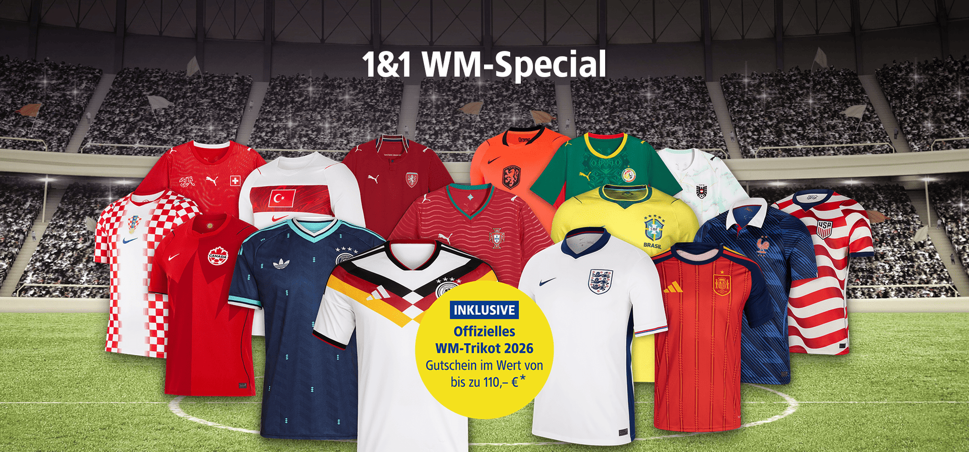 1&1 WM-Trikot Aktion