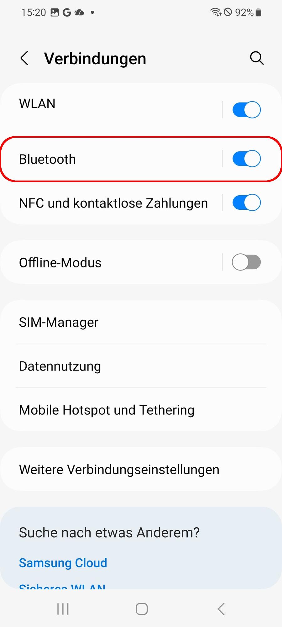Verbindungseinstellungen
