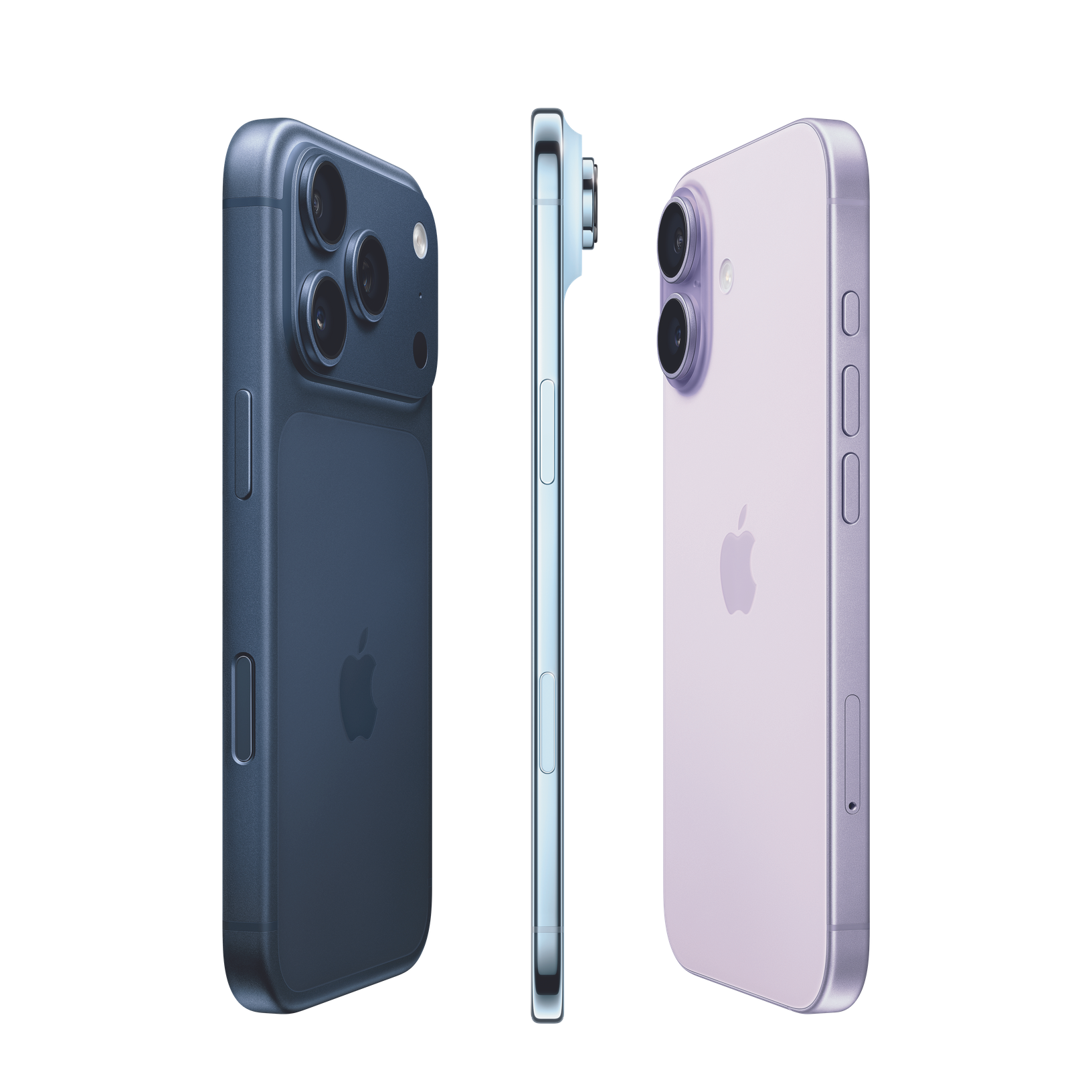 Apple Iphone 17 Serie in lavendel, nebelblau und tiefblau