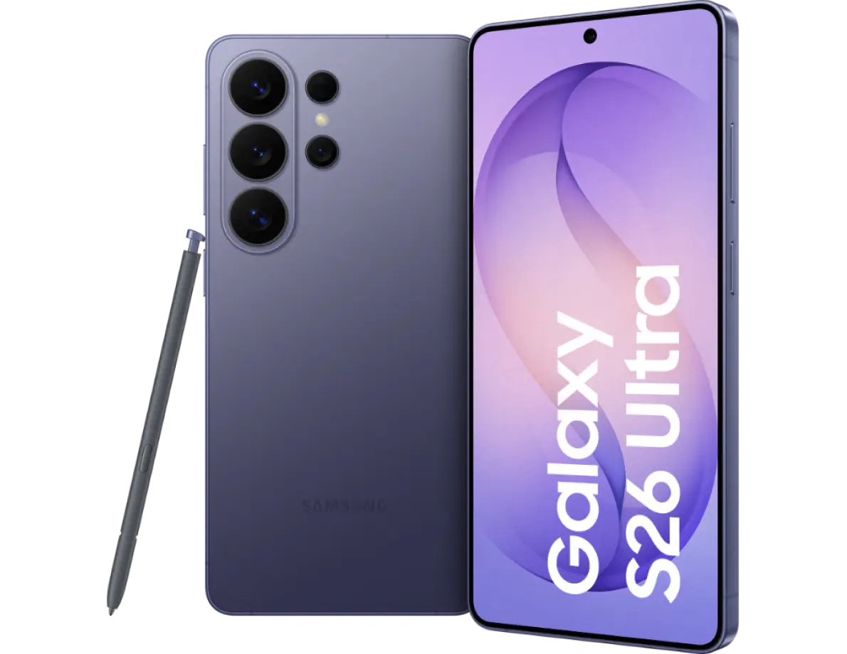 Samsung Galaxy S26 Ultra in schwarz und mit SPen