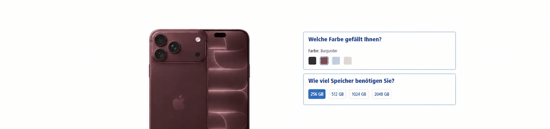 iPhone 18 Pro Max in Burgunder