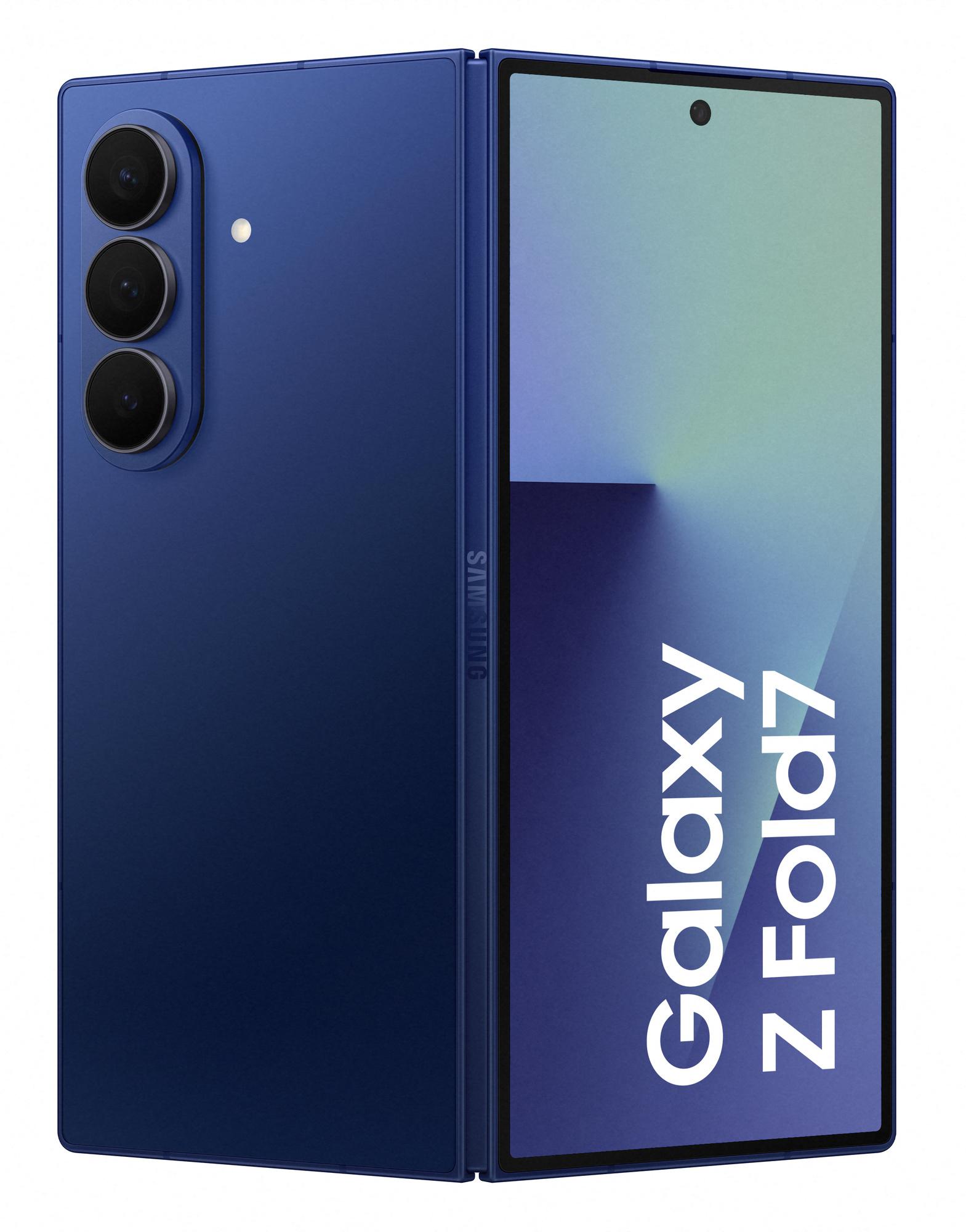 Samsung Galaxy Z Fold7 in dunkelblau