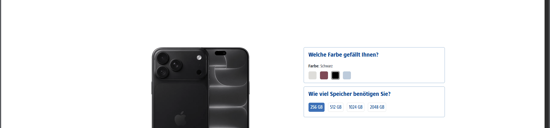 iPhone 18 Pro Max in Schwarz