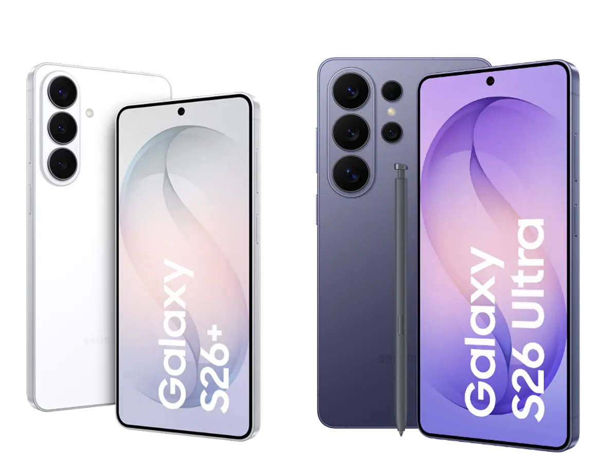 S26+ und S26 ultra frontal