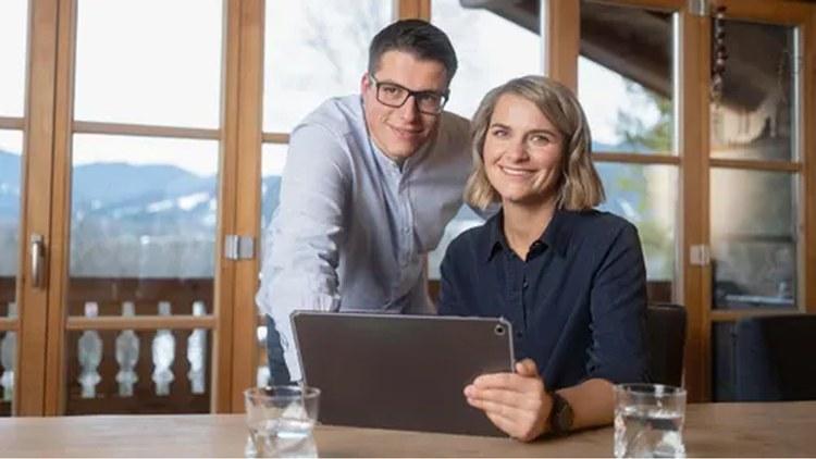 portrait von christian und sara k