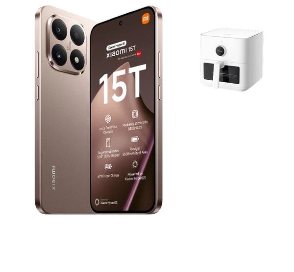 xiaomi 15t inklusive xiaomi air fryer